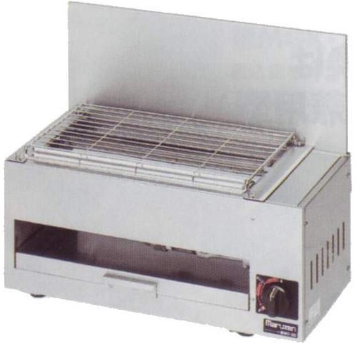 焼物器 ガス 下火式焼物器 「炭焼き」遠赤外線バーナータイプ 兼用型 MGKS-202