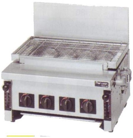 焼物器 ガス 下火式焼物器 「炭焼き」遠赤外線バーナータイプ 汎用型 MGKS-304