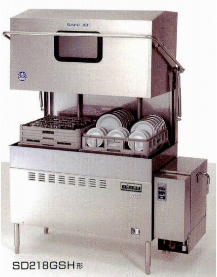SDW218GSH 食器洗浄機 サニジェット ツインラックドアタイプ 日本洗浄機 幅1100 奥行605 -  業務用調理器具、食器洗浄機、冷凍庫など厨房機器∥おいしい厨房